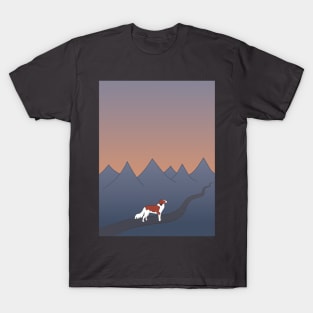 Kooiker Dog in the Mountains T-Shirt